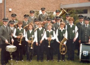 Langenberger Blaskapelle - Gruppenbild aus den Anfängen der Langenberger Blaskapelle